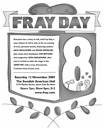 Fray Day 8 Poster